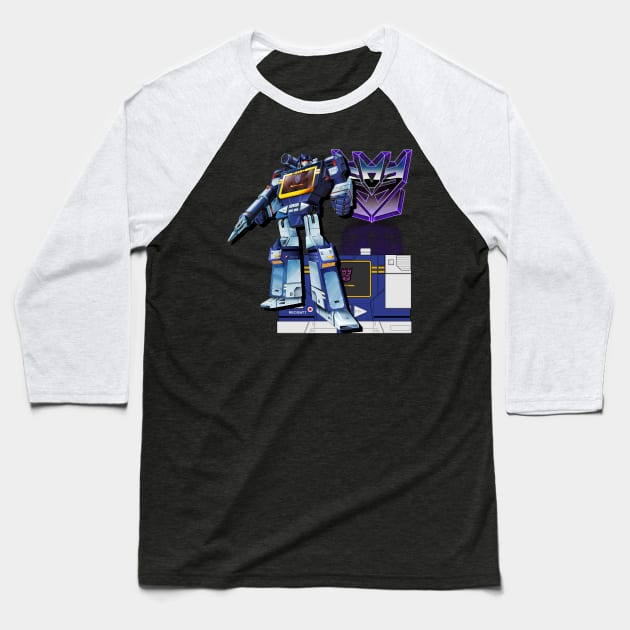 Masterpiece Soundwave Baseball T-Shirt by Draconis130